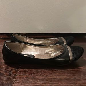 Steve Madden Black Ballet Flats